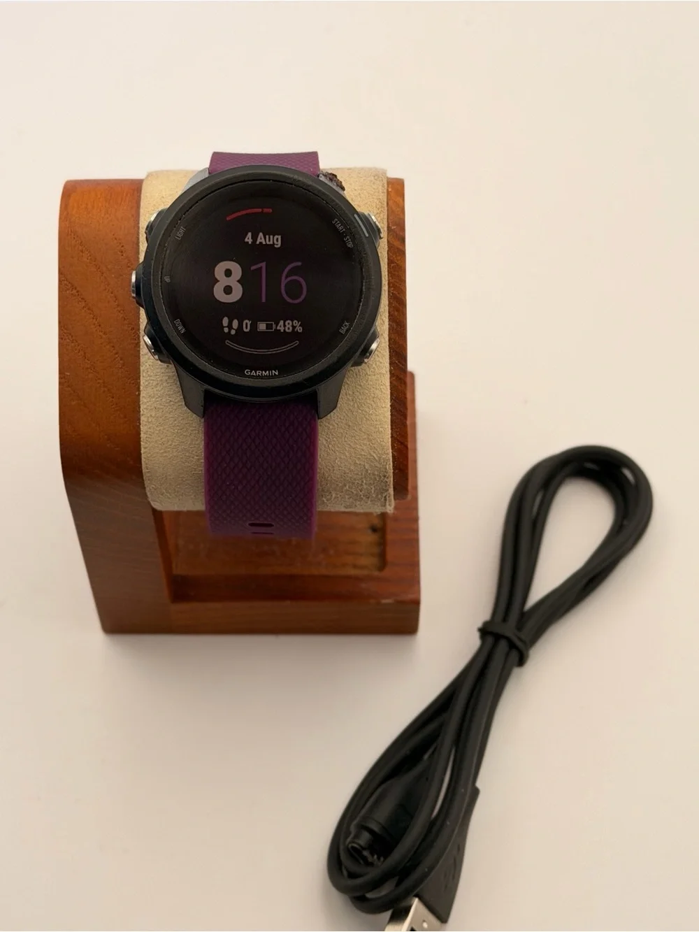 Garmin Forerunner 245, Tested, Charger included, New band, very good, Read pls
